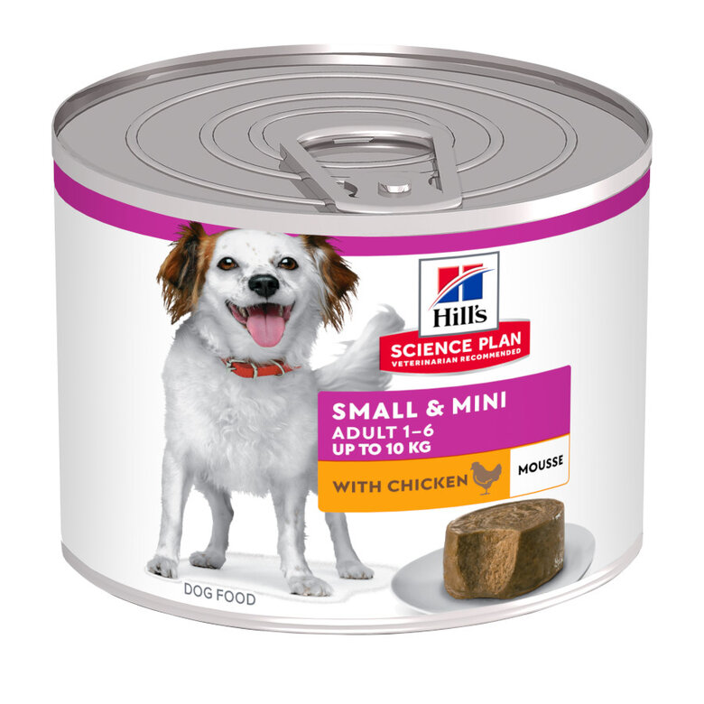 Hill's Science Plan Adult Small & Mini Mousse de Pollo lata para perros, , large image number null